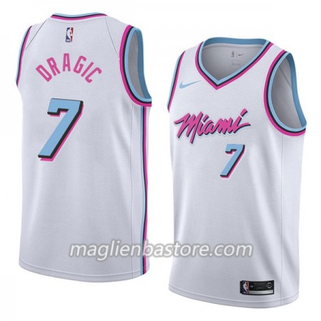 Maglia NBA Miami Heat Goran Dragic 7 Nike City Edition Swingman - Uomo